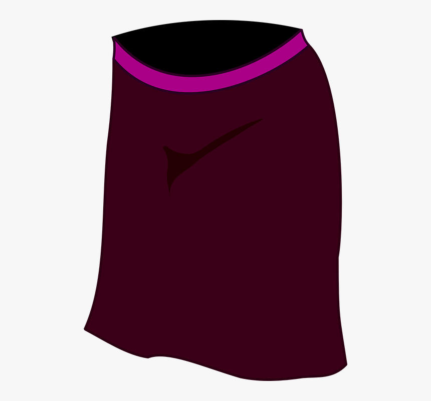 Skirt, Clothing, Women, Dress, Lilac - Ladies Skirt Cartoon Png, Transparent Png, Free Download