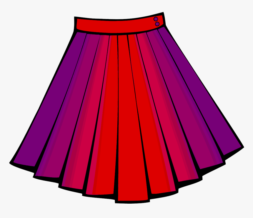 Poodle Skirt Clothing Clip Art - Skirt Clipart Png, Transparent Png, Free Download