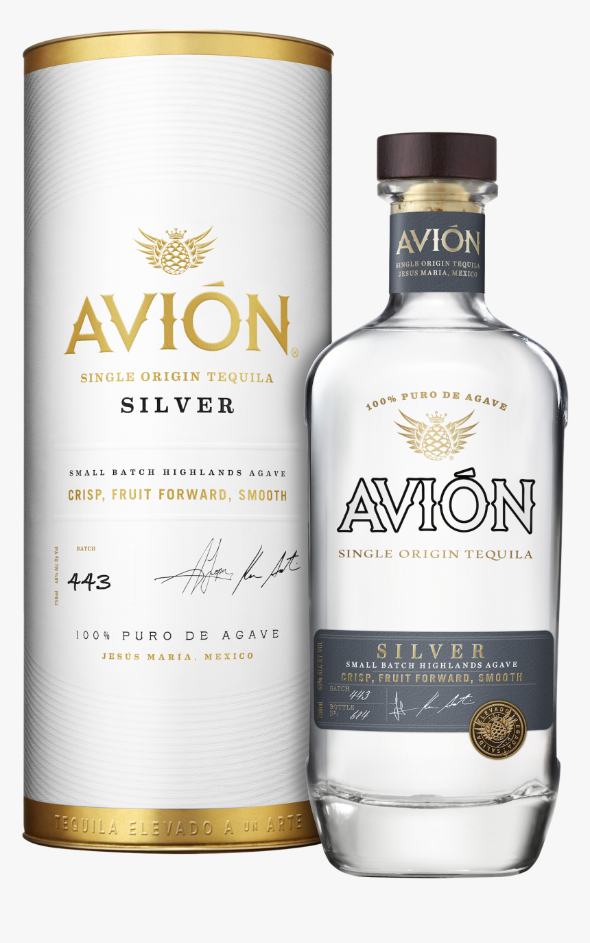 Silver-bottle - Avion Silver Tequila, HD Png Download, Free Download