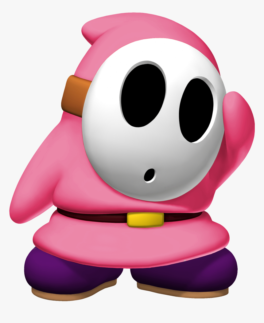 Shy Guy Png - Blue Shy Guy Mario, Transparent Png, Free Download