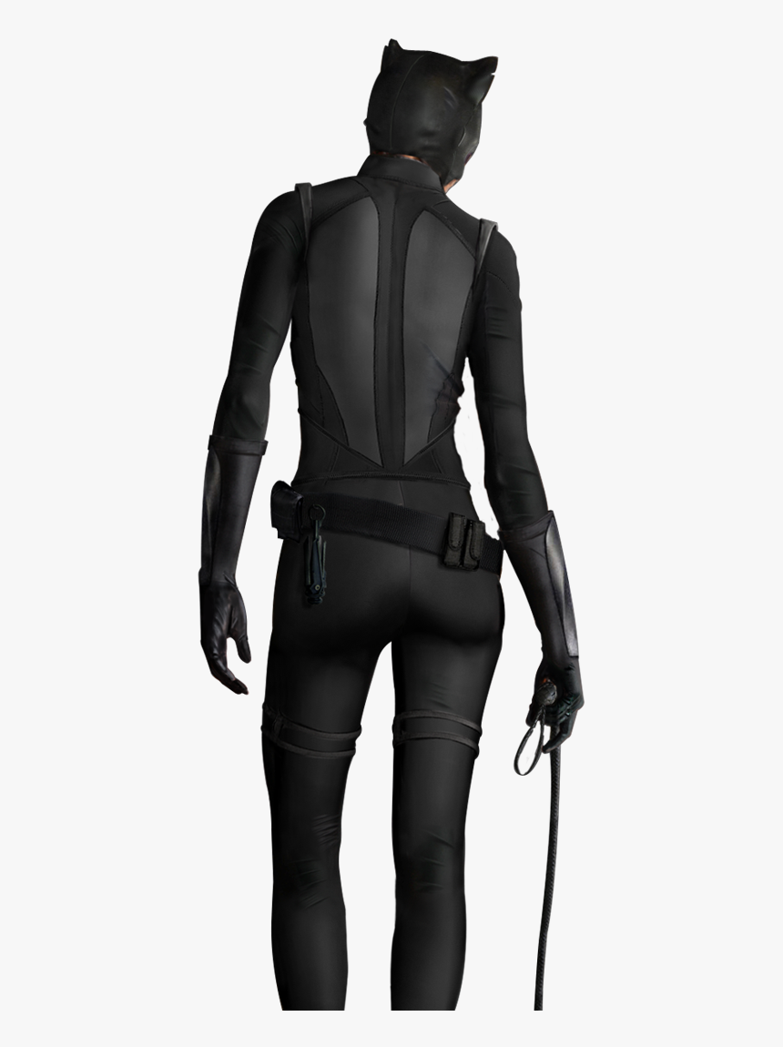 Transparent Catwoman Png - Catwoman From The Back, Png Download, Free Download