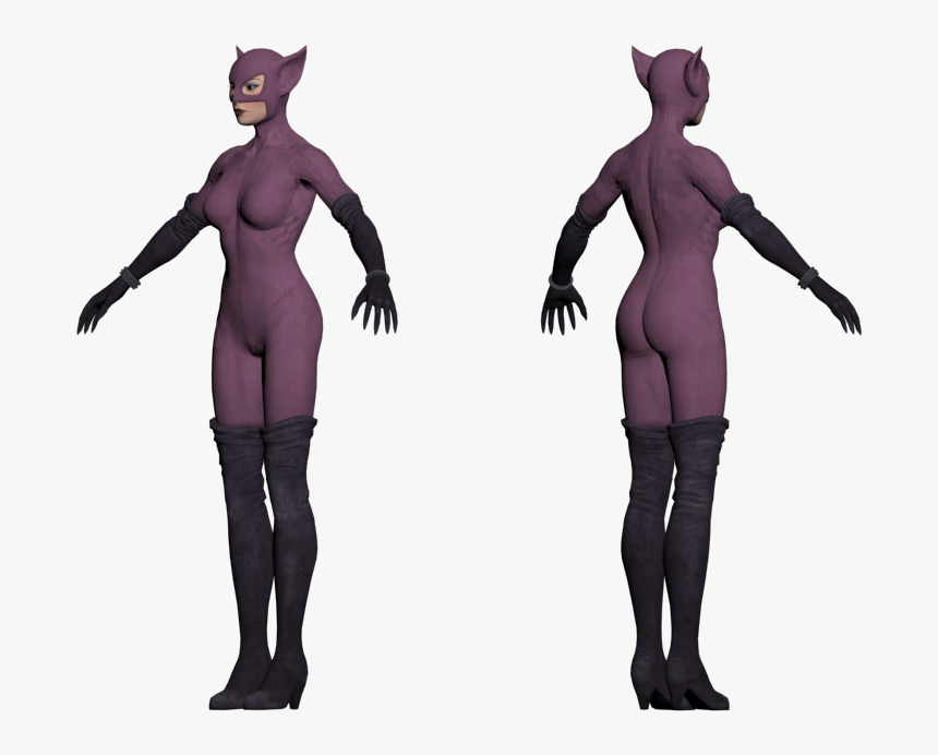 Download Zip Archive - Batman Arkham City Halloween Catwoman, HD Png Download, Free Download