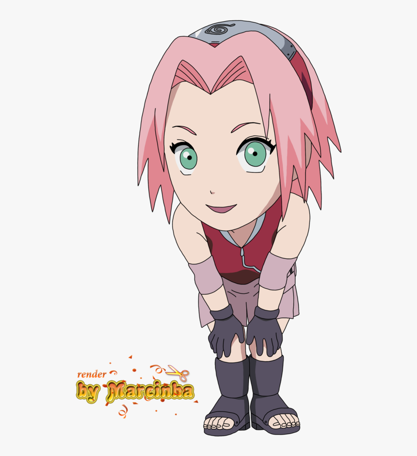 Naruto Uzumaki Chibi Art By Songokukai Naruto Masashi - Naruto Chibi Sakura, HD Png Download, Free Download