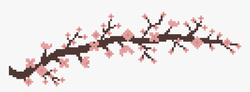 Sakura Pixel Art Png, Transparent Png, Free Download