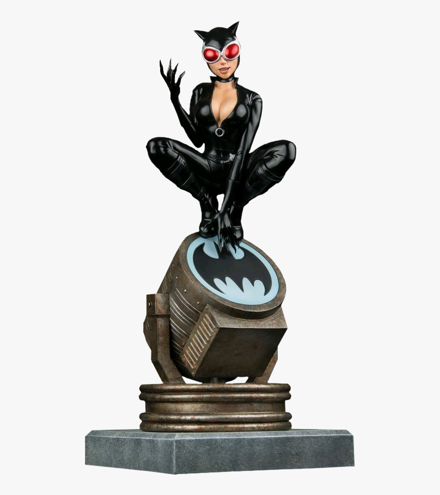 Catwoman Bat Signal Statue, HD Png Download, Free Download