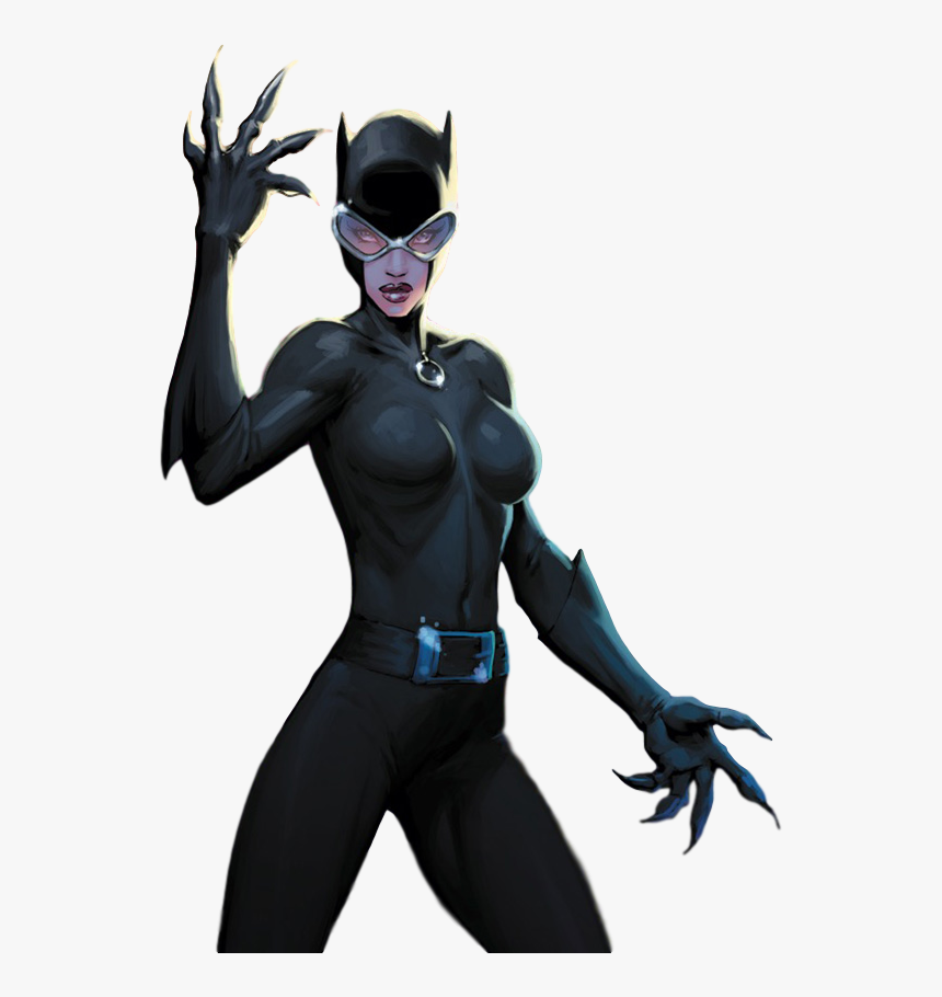 Catwoman Transparent Original Comic - Catwoman Villain, HD Png Download, Free Download