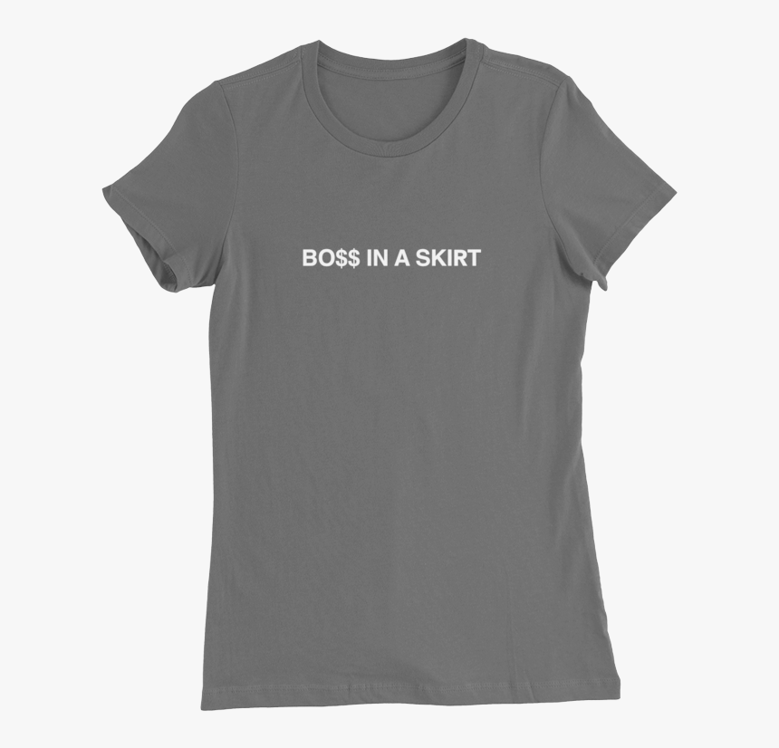 Boss In A Skirt Short Sleeve T-shirt - Active Shirt, HD Png Download, Free Download