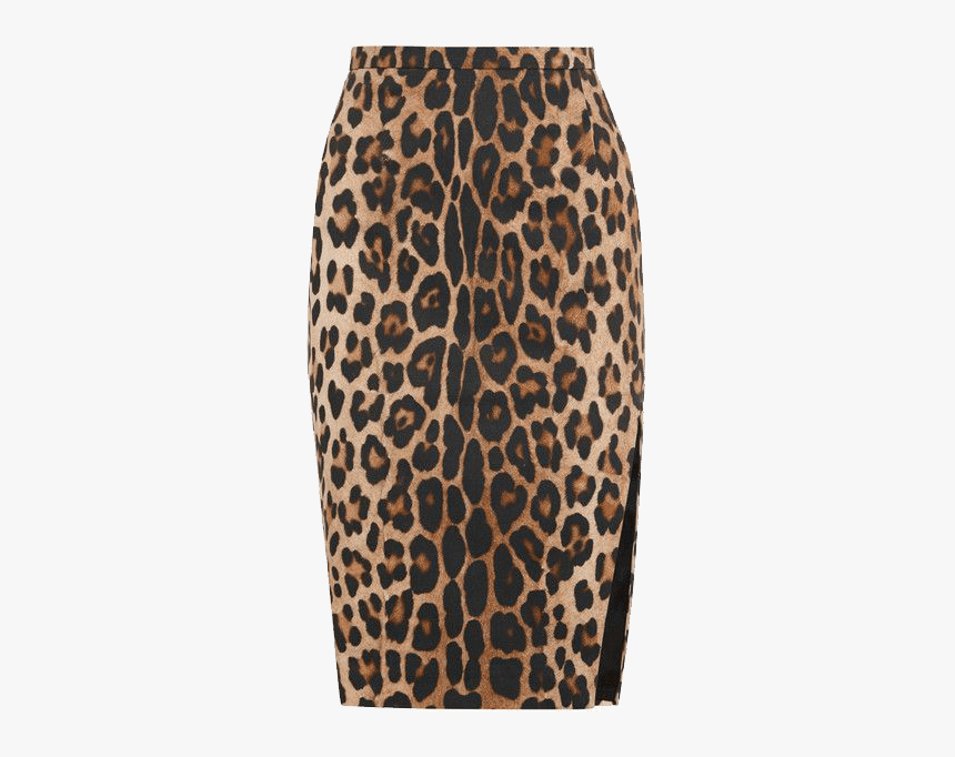 Altuzarra Faun Leopard Print Cotton Pencil Skirt - Fashion, HD Png Download, Free Download
