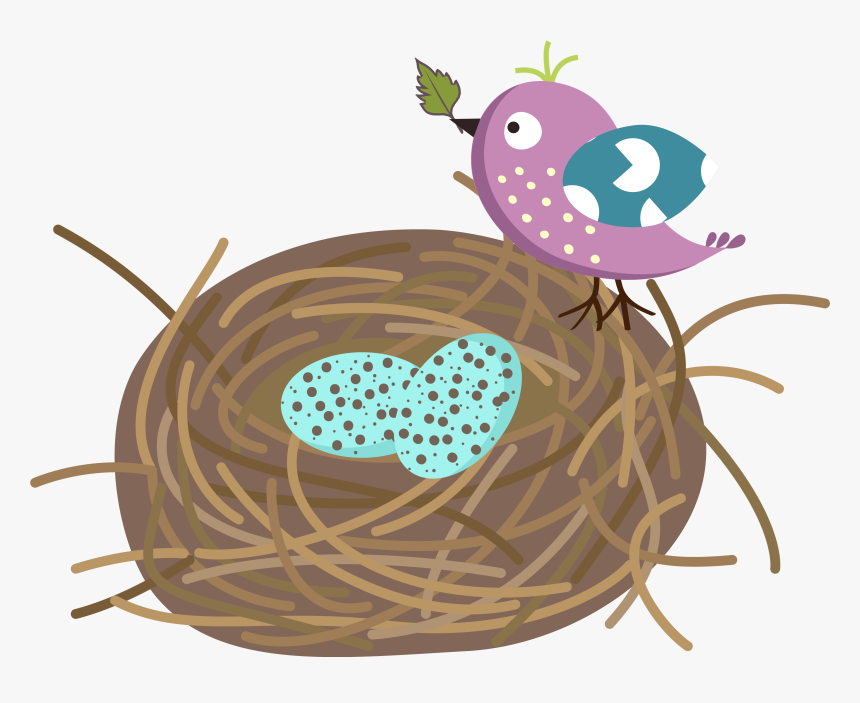 Transparent Egg Clipart Png - Nest Cartoon Png, Png Download, Free Download