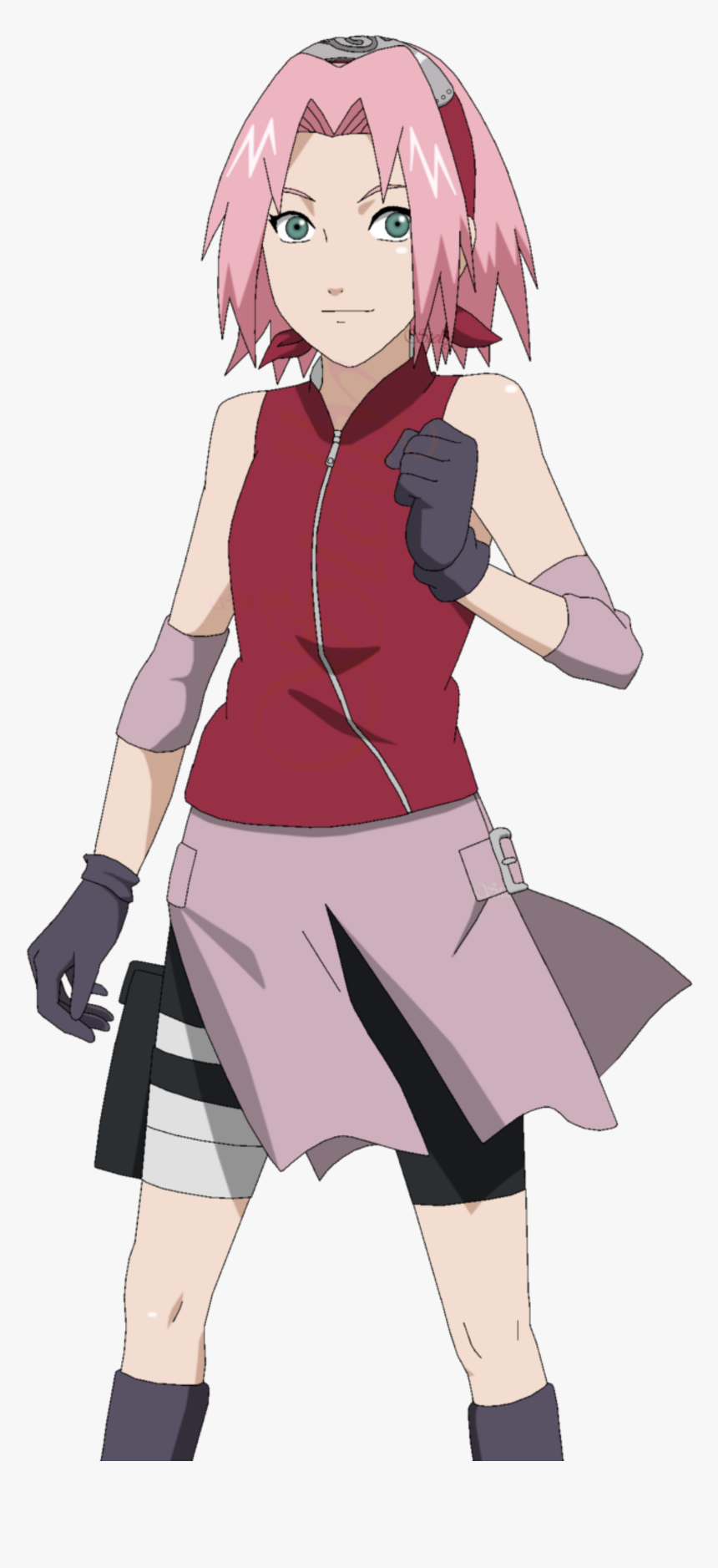 Image Of Sakura Set - Full Body Sakura Haruno Shippuden, HD Png Download - ...