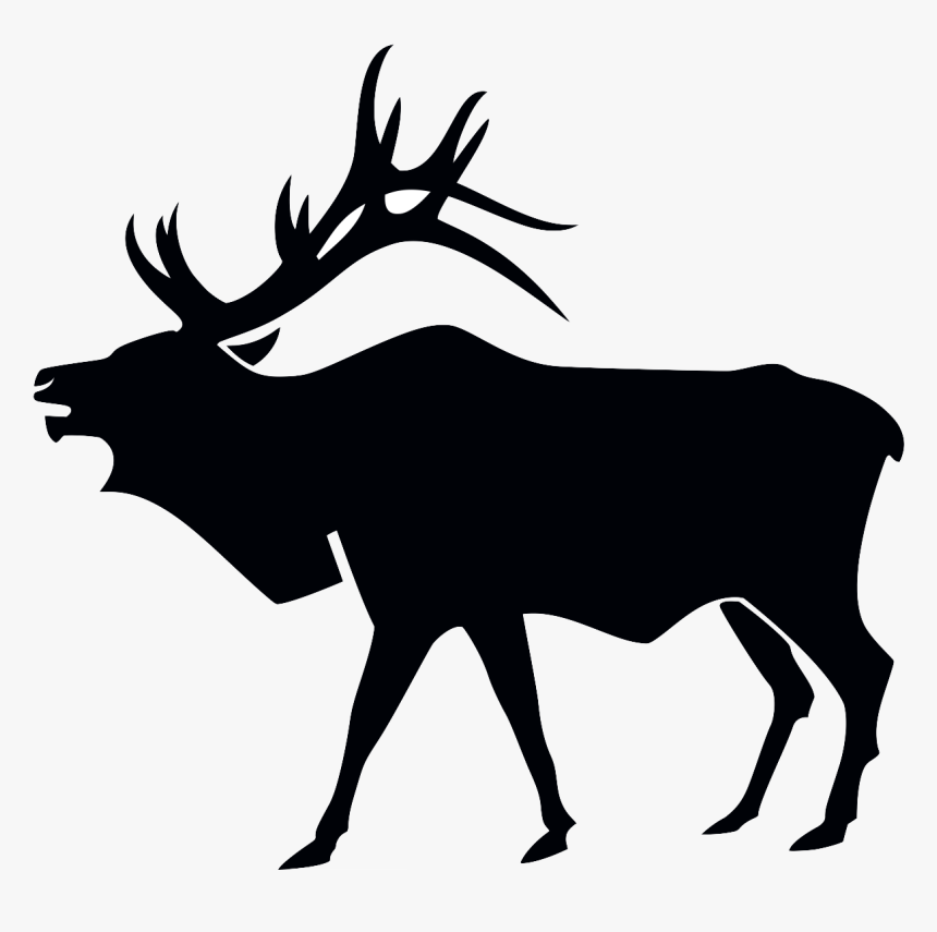 Antler Arrow - Elk Silhouette, HD Png Download, Free Download