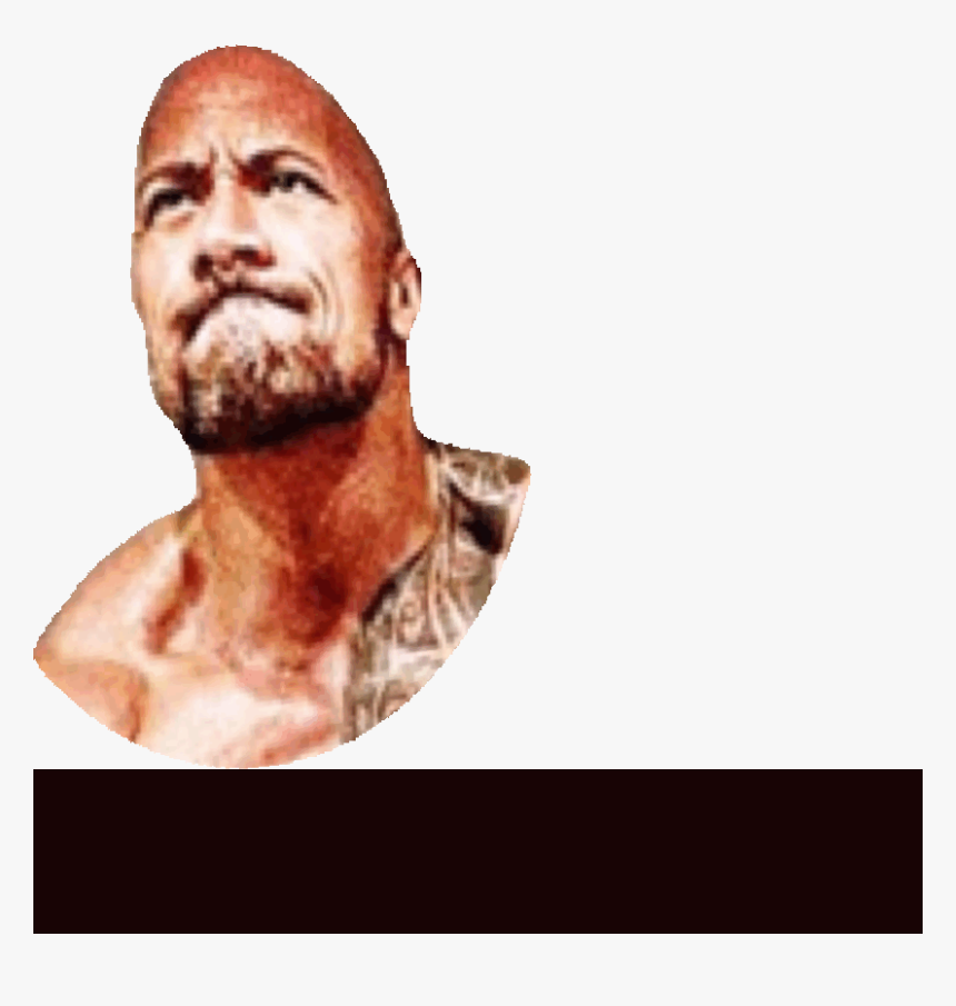 The Rock Sticker By Imoji - Dwayne Johnson Transparent Animated, HD Png Download, Free Download