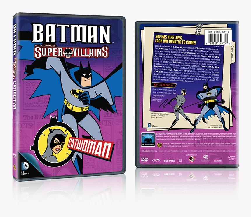 Batman The Animated Series Dc Super Villains Dvd, HD Png Download, Free Download