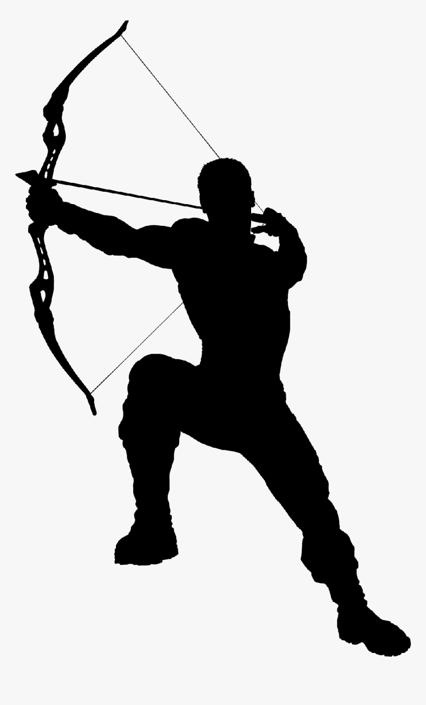  Archery Silhouette  Marvel Hawkeye Png Transparent Png 