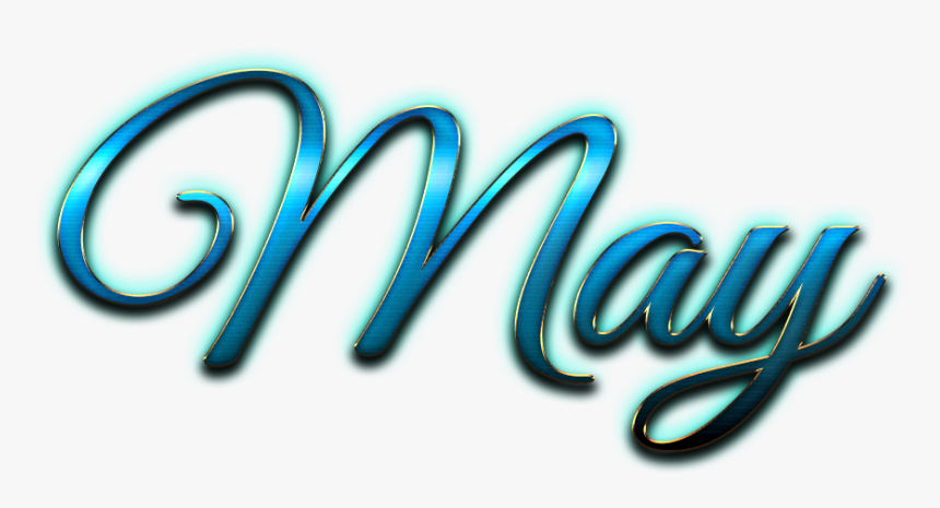 May Italic Logo Png - Calligraphy, Transparent Png, Free Download