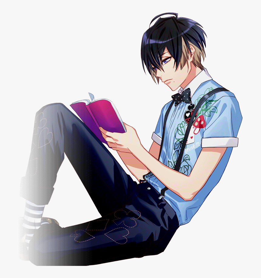 Transparent Anime Boy Sitting, HD Png Download, Free Download