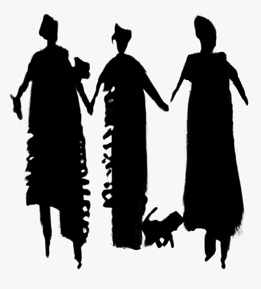 Black Tangata Group 1 - Silhouette, HD Png Download, Free Download