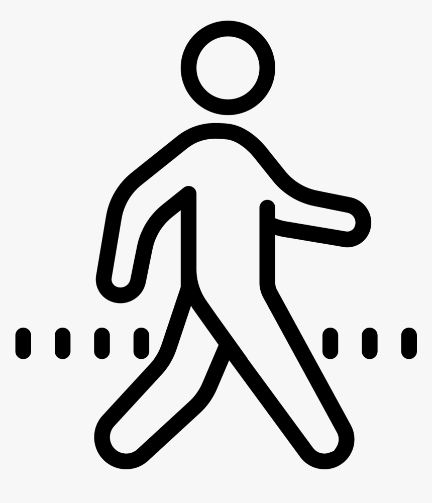 Transparent People Walking Clipart Black And White - Walking Clipart Black And White, HD Png Download, Free Download