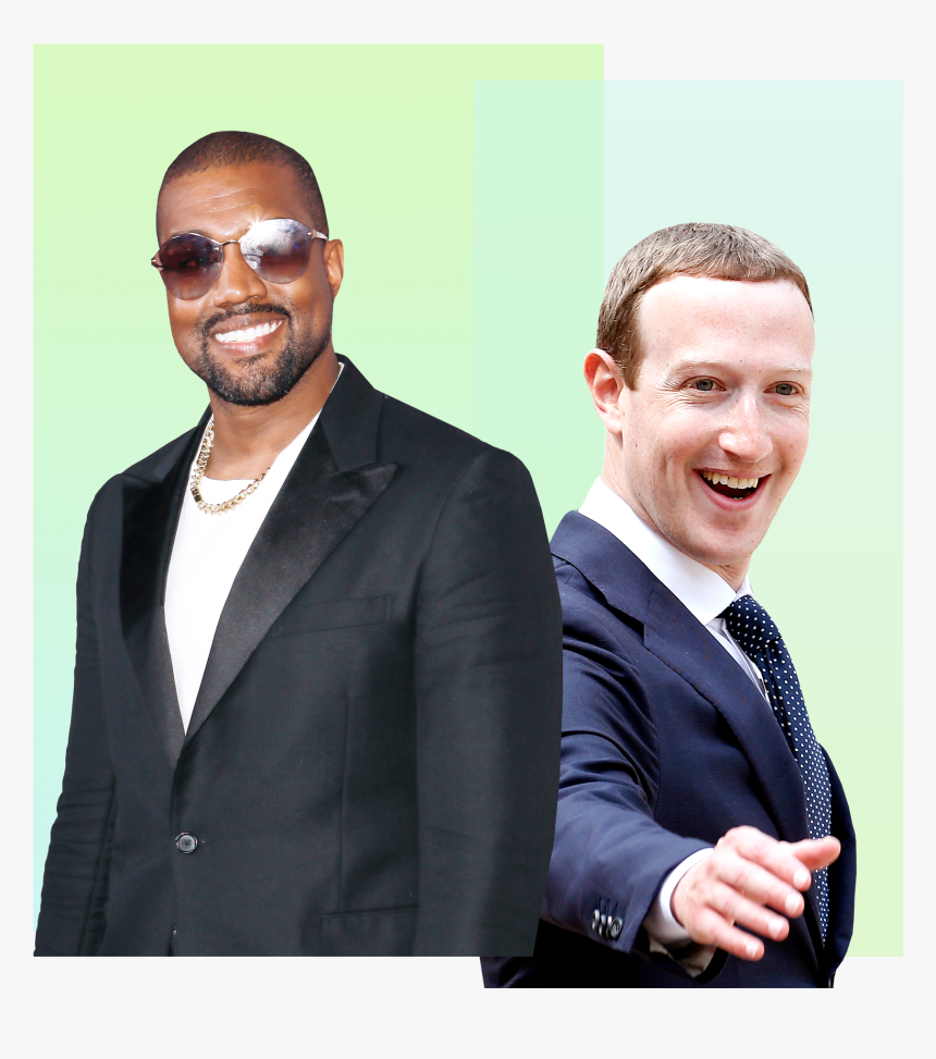 Kanye West And Mark Zuckerberg Forget Their Worries - Tuxedo, HD Png Download, Free Download