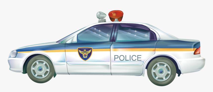 Cartoon Police Car Png Download - Police Car, Transparent Png, Free Download