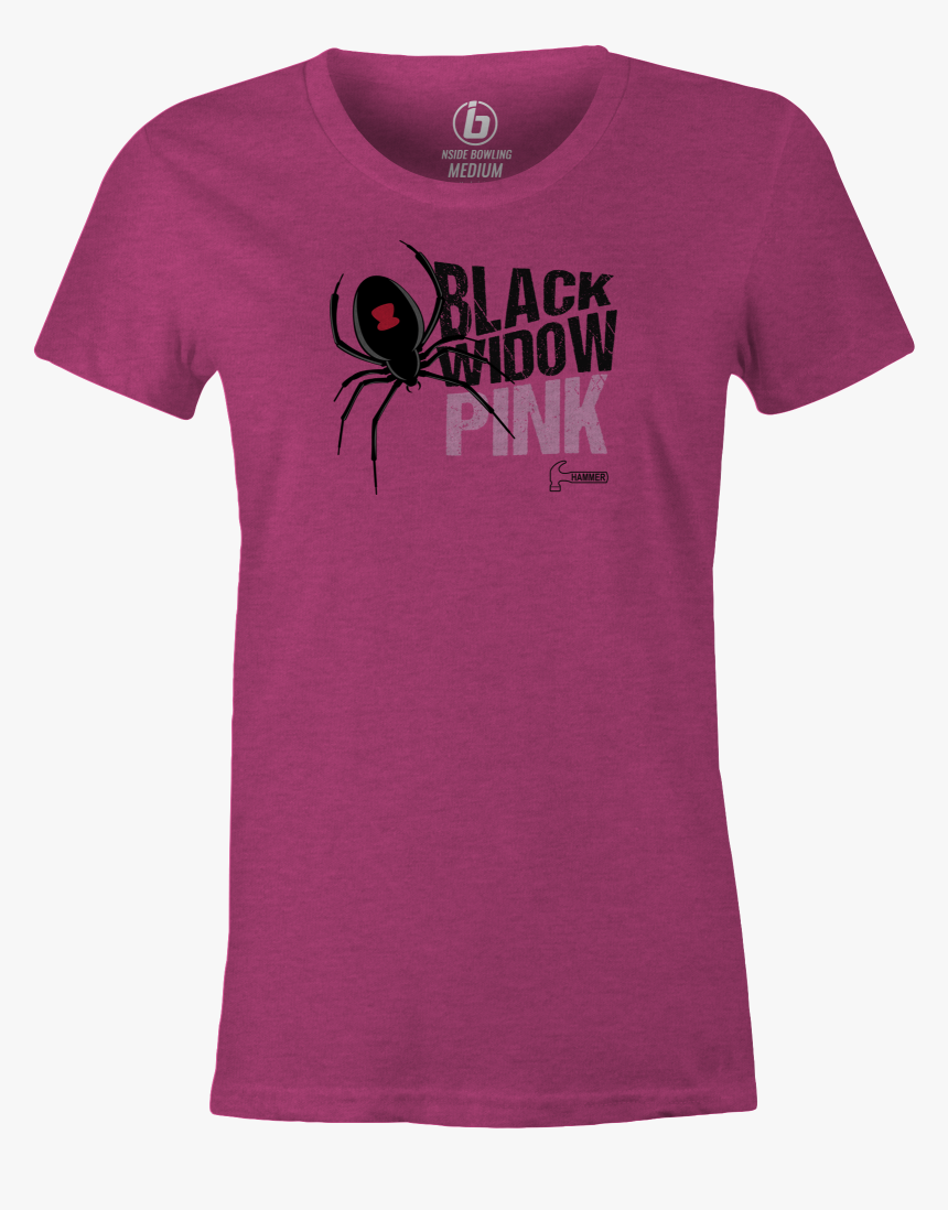Black Widow Pink Bowling T-shirt Pink"
 Class= - Active Shirt, HD Png Download, Free Download
