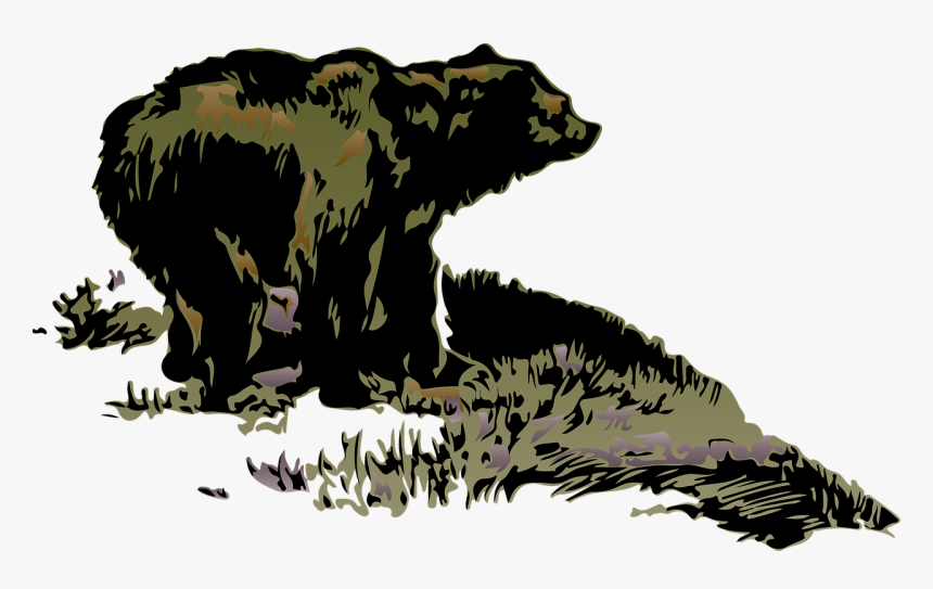 Transparent Grizzly Bears Clipart - Bear, HD Png Download, Free Download