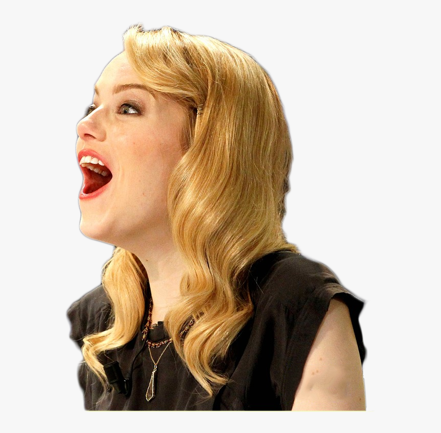 Emma Stone Laughing In Disbelief - Emma Stone Laughing, HD Png Download, Free Download