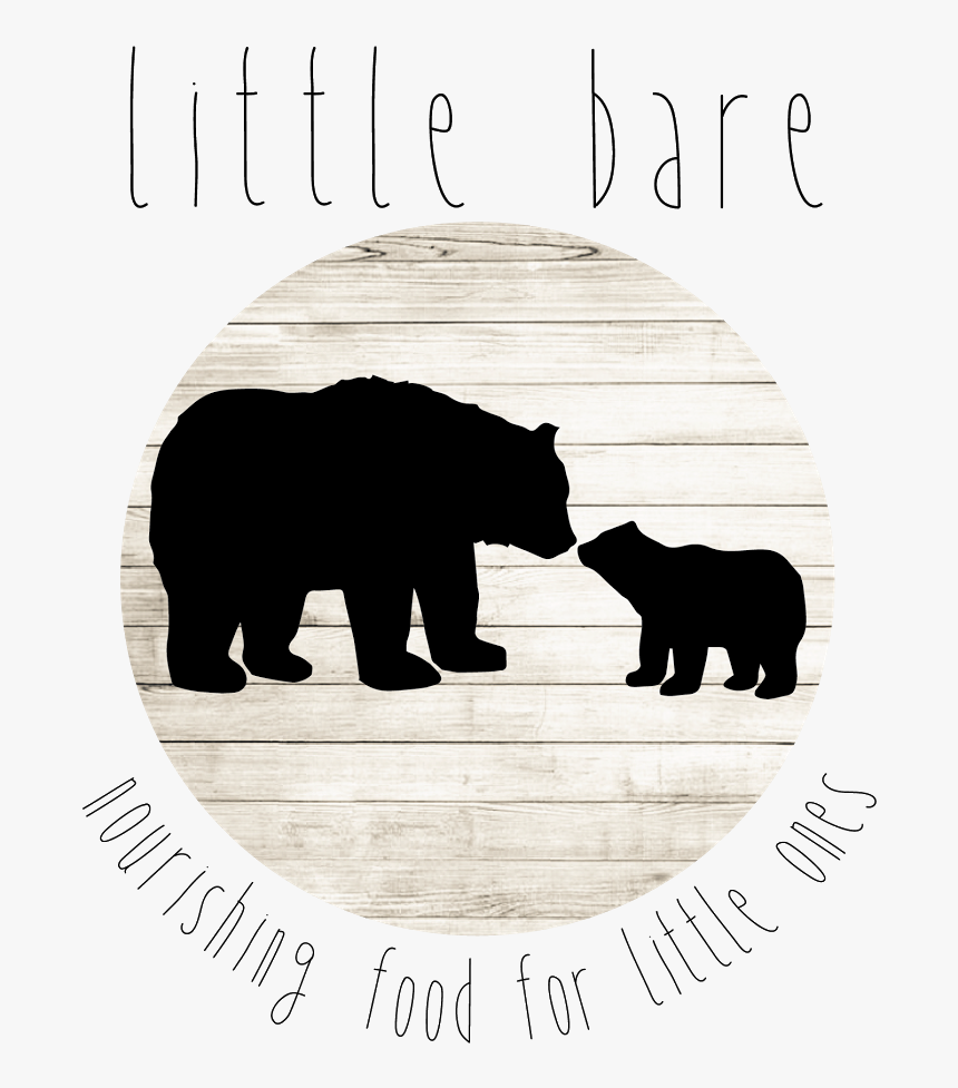 American Black Bear Grizzly Bear Silhouette Child - Bear And Cub Silhouette, HD Png Download, Free Download