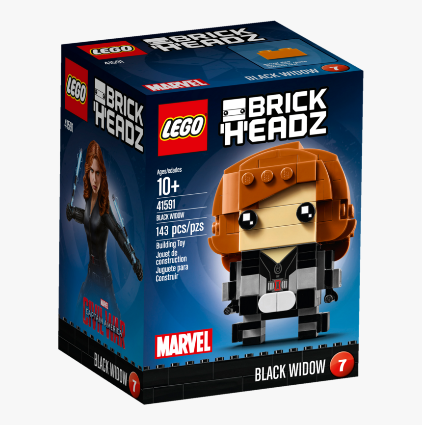 Lego Brickheadz Black Widow, HD Png Download, Free Download