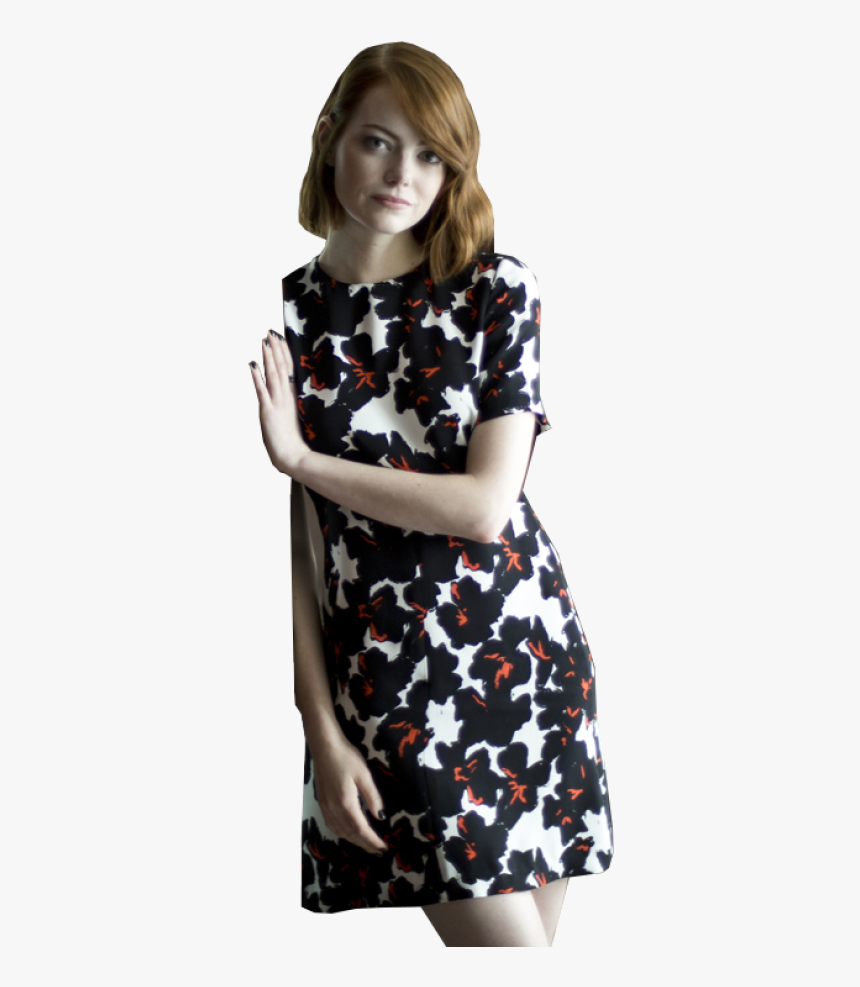 Emma Stone Leaning - Emma Stone, HD Png Download, Free Download