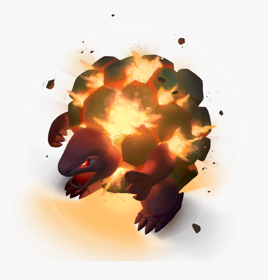 Pok Mon Nuclear Explosion - Golem Explosion Pokemon, HD Png Download, Free Download
