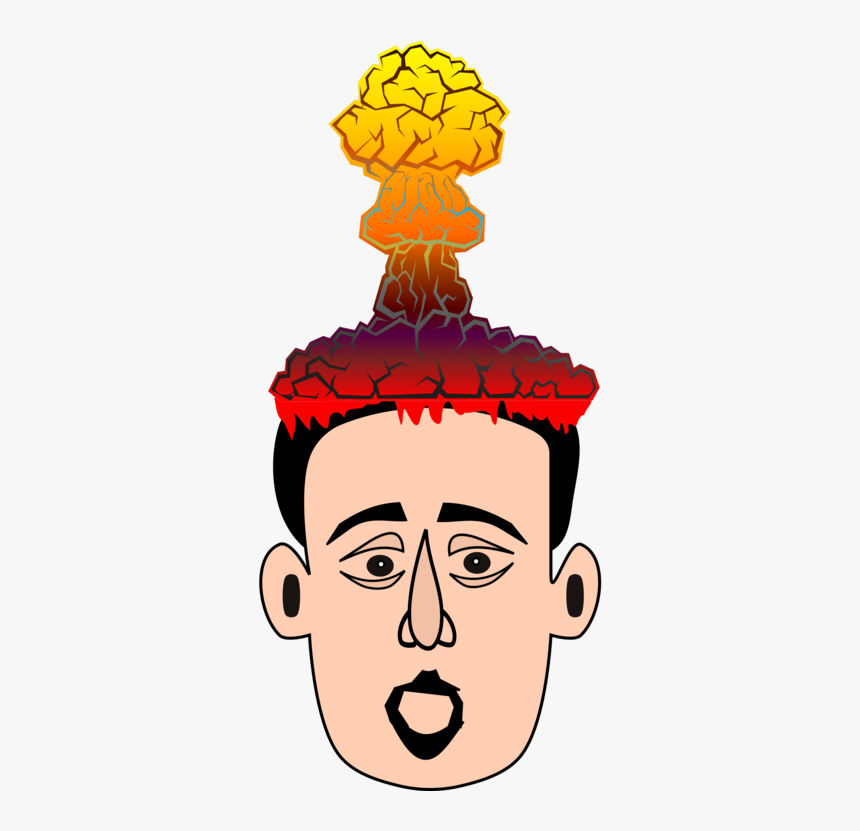 Head,art,organ - Explosion Carton Png, Transparent Png, Free Download