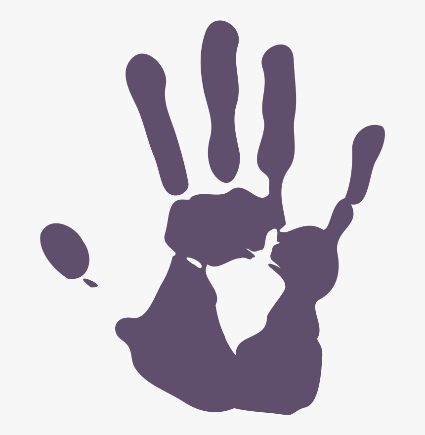 Handprint Clipart Purple - Five Principles Mental Capacity Act, HD Png Download, Free Download