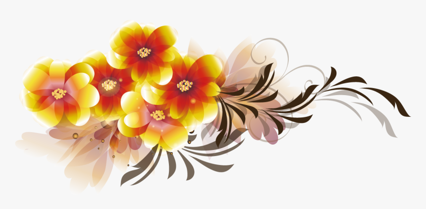 Transparent Flowers Vector Png - Flower Vector Design Png, Png Download, Free Download