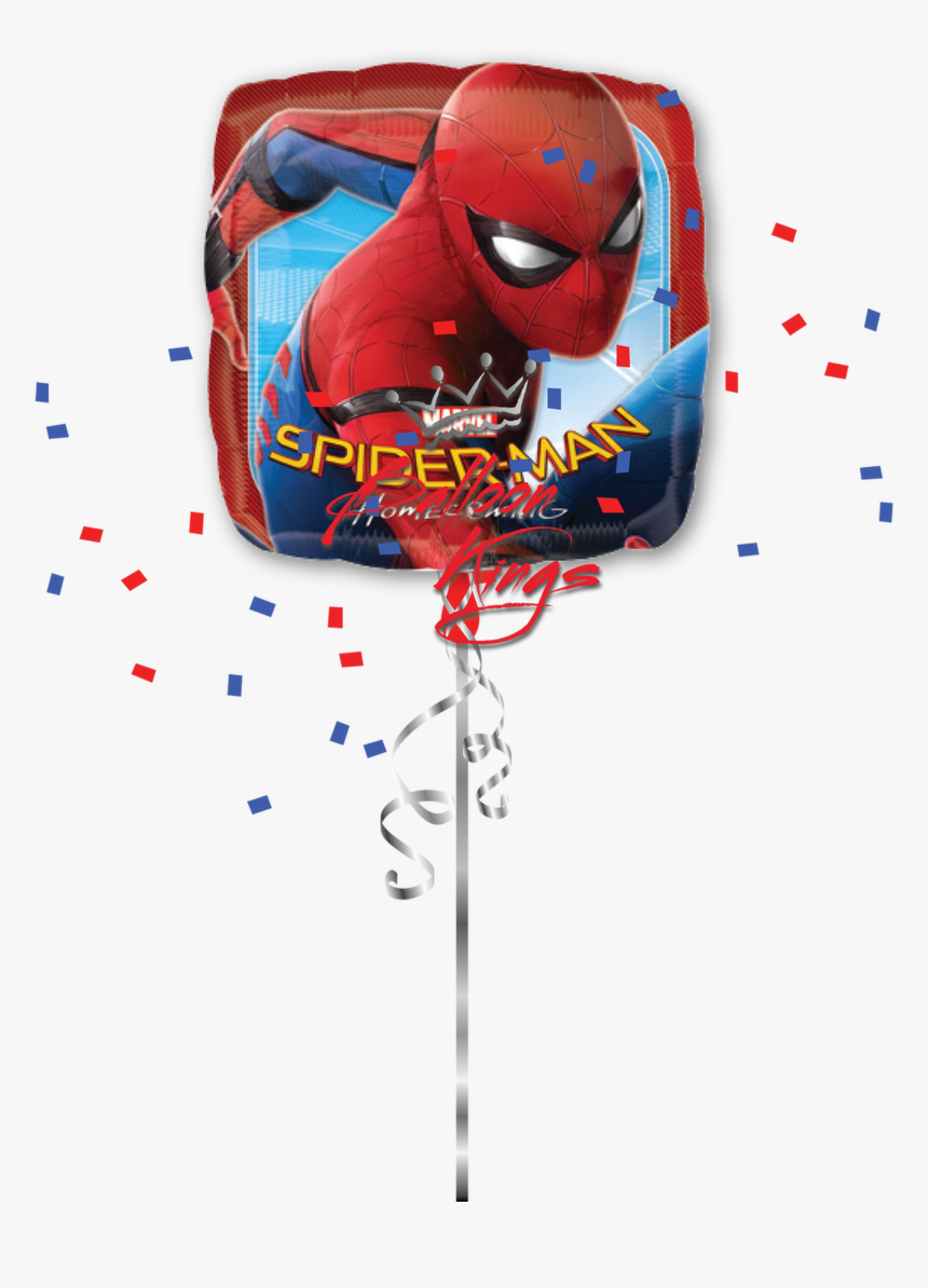 Spiderman Homecoming - Spiderman Balloons Birthday Transparent, HD Png Download, Free Download