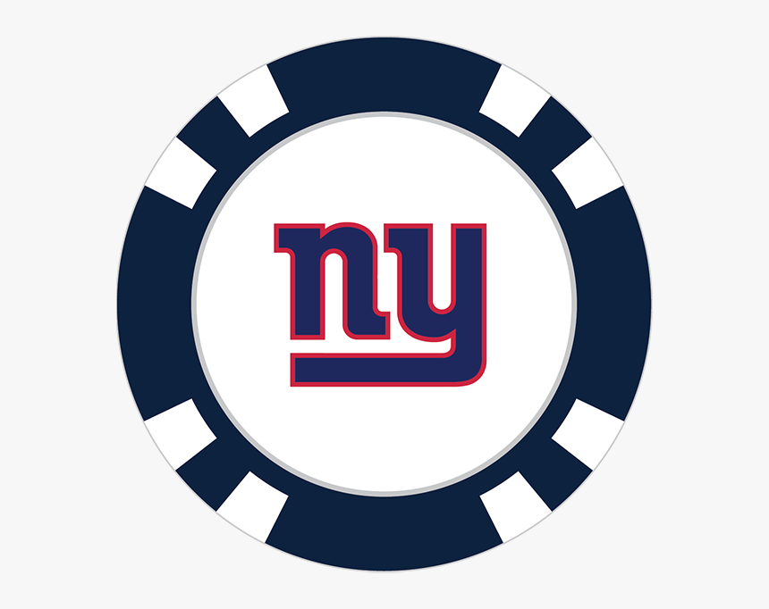 New York Giants Poker Chip Ball Marker - Transparent Background Poker Chips Png, Png Download, Free Download