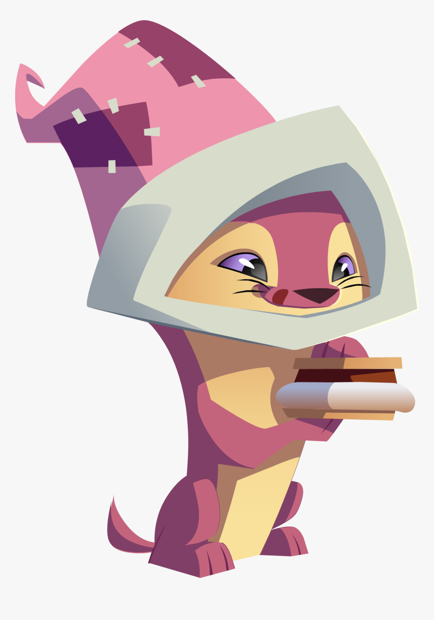 Otter With Smores - Animal Jam Otter Art, HD Png Download, Free Download