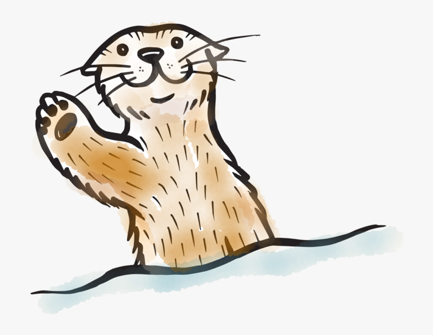 cute otter clipart