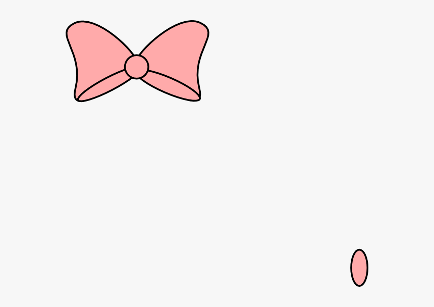 Small Pink Bow Clipart, HD Png Download, Free Download