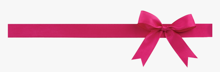 Pink Ribbon And Bow Png - Pink Ribbon Bow Clipart, Transparent Png, Free Download