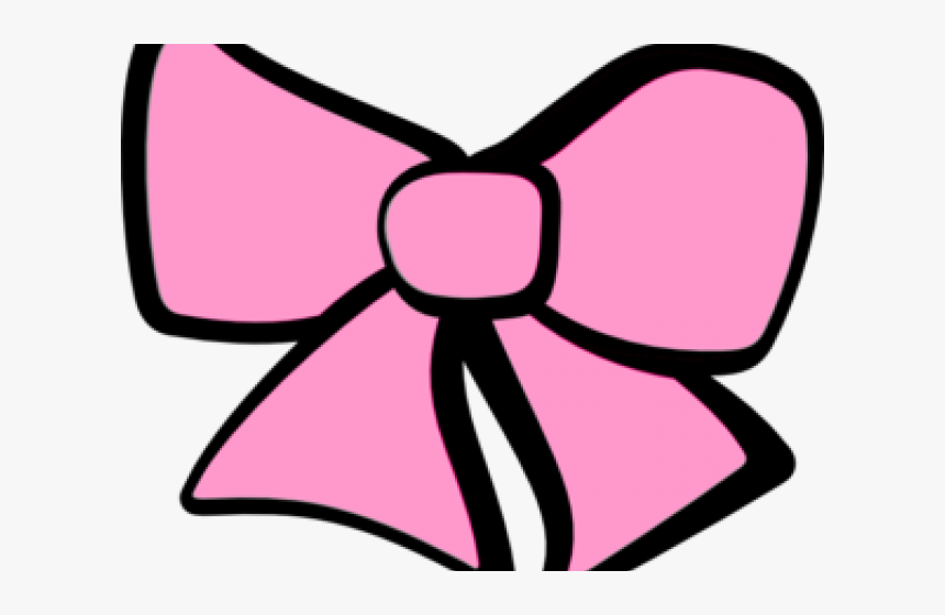 Pink Bow Clipart - Yellow Hair Bow Clipart, HD Png Download, Free Download