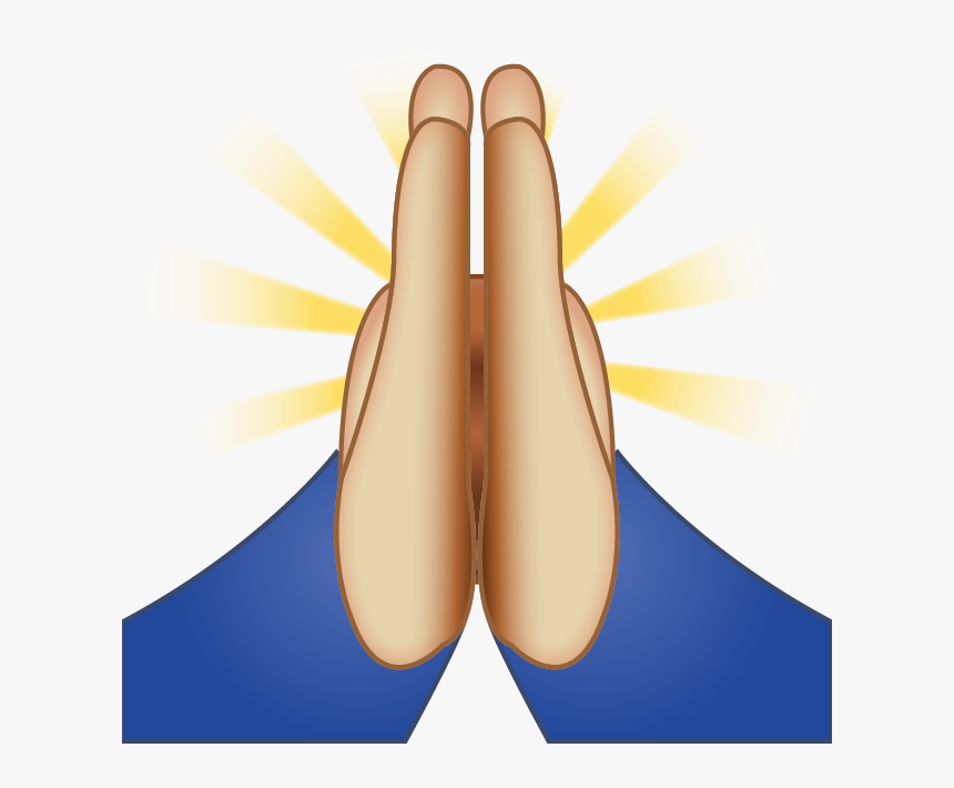 Pray Hands Emoji Png, Transparent Png, Free Download