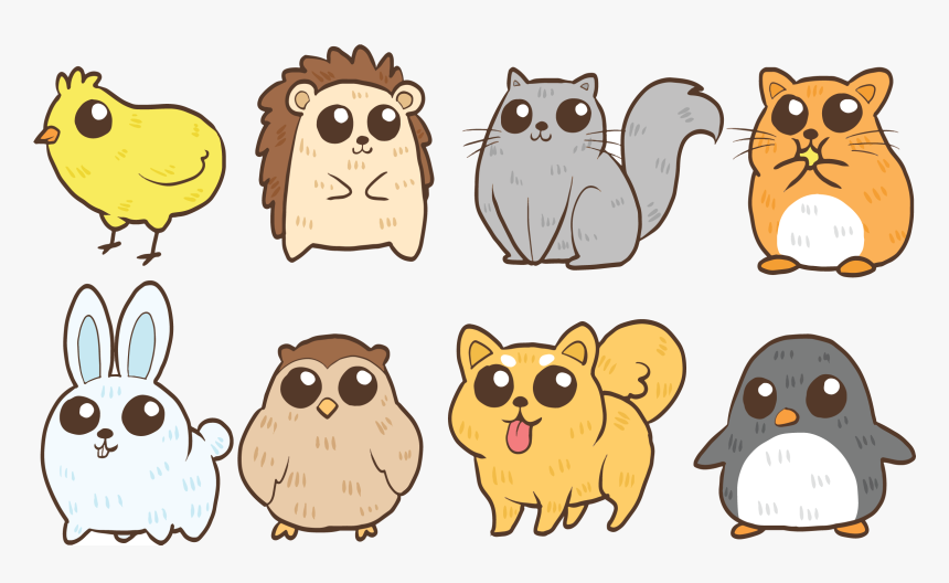 Otter Clipart Critter - Cute Critters, HD Png Download, Free Download