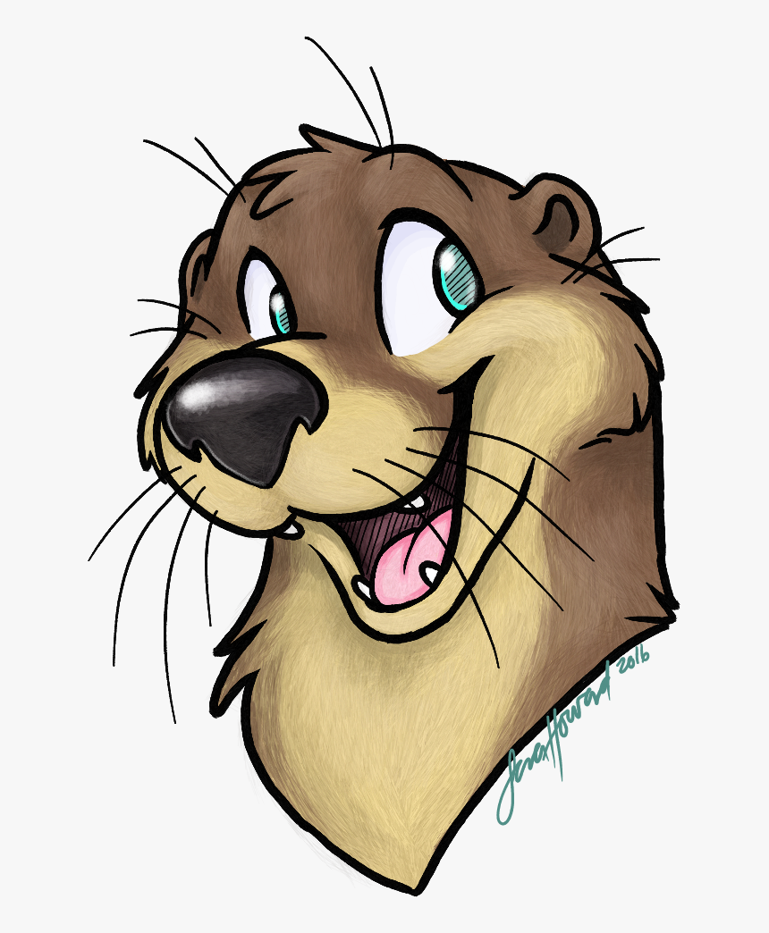 Cute Otter Headshot, HD Png Download, Free Download