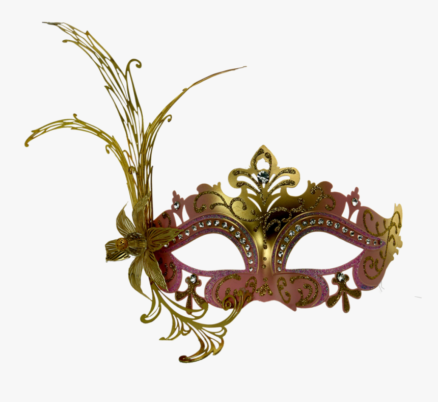 Mardi Ball Masquerade Gras Mask Accessory Fashion Clipart - Elegant Masquerade Mask Black, HD Png Download, Free Download