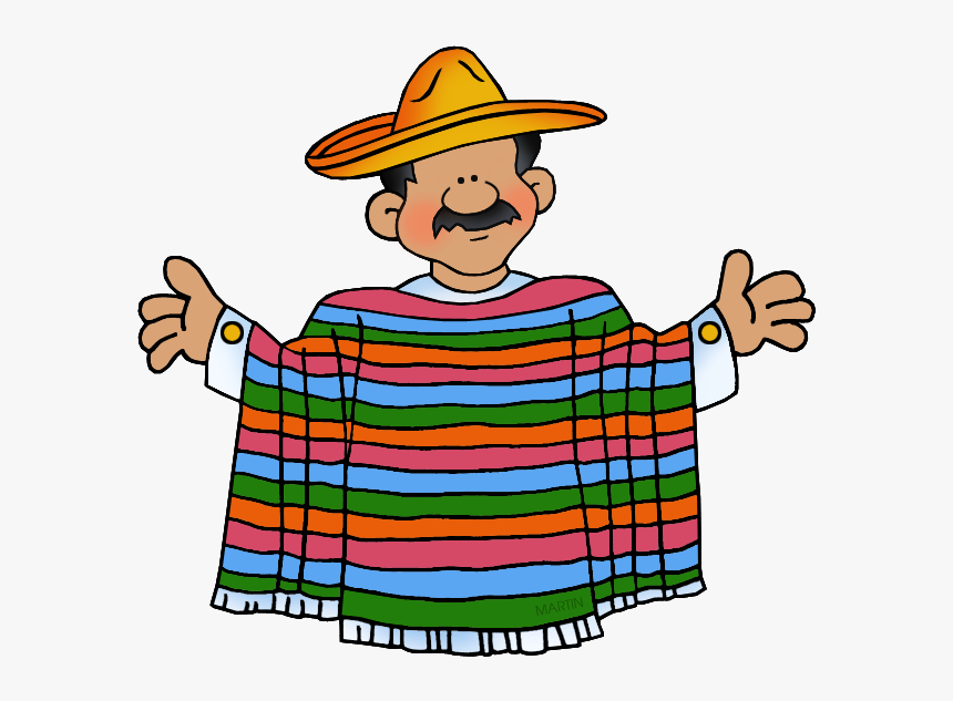 Mexico Clip Art By Phillip Martin, Mexican Man - Mexicans Clipart, HD Png Download, Free Download