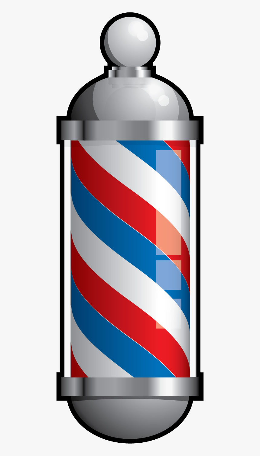 Transparent Barber Pole Clipart - Barber Shop Pole Png, Png Download, Free Download