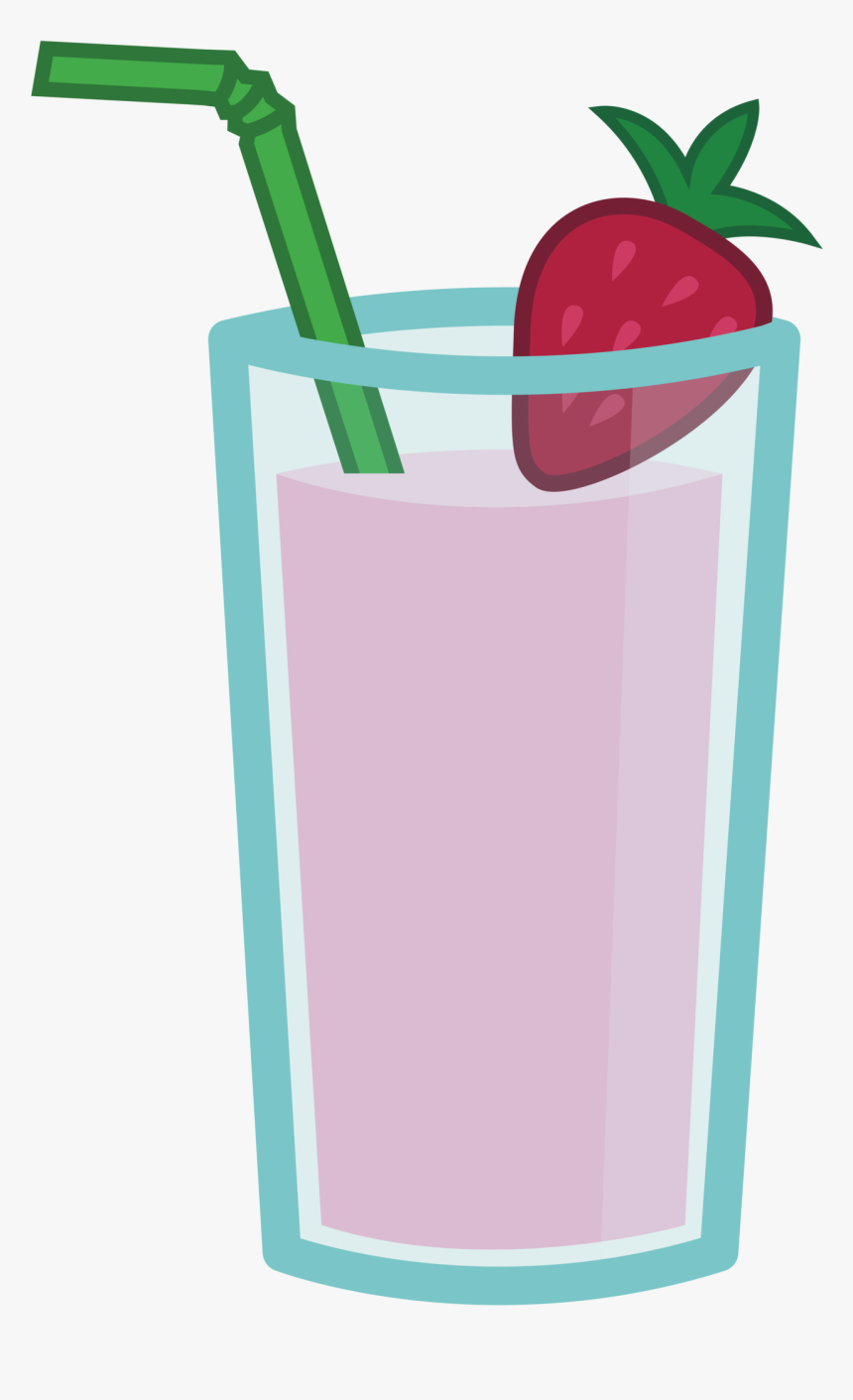 Drink Clipart Smoothie Cup Pencil And In Color Drink - Strawberry And Banana Smoothie Cartoon, HD Png Download, Free Download