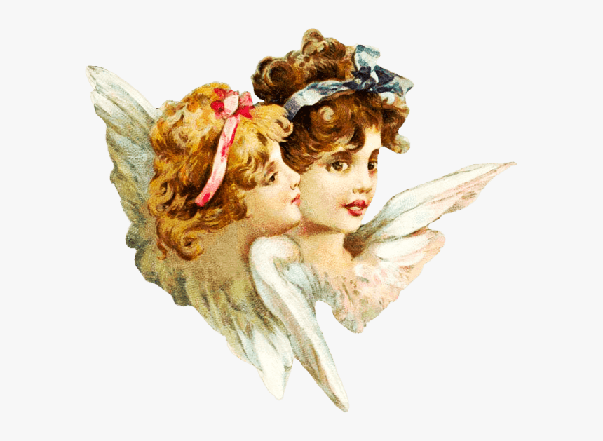 Victorian Smiling Angels - Angels Png, Transparent Png, Free Download