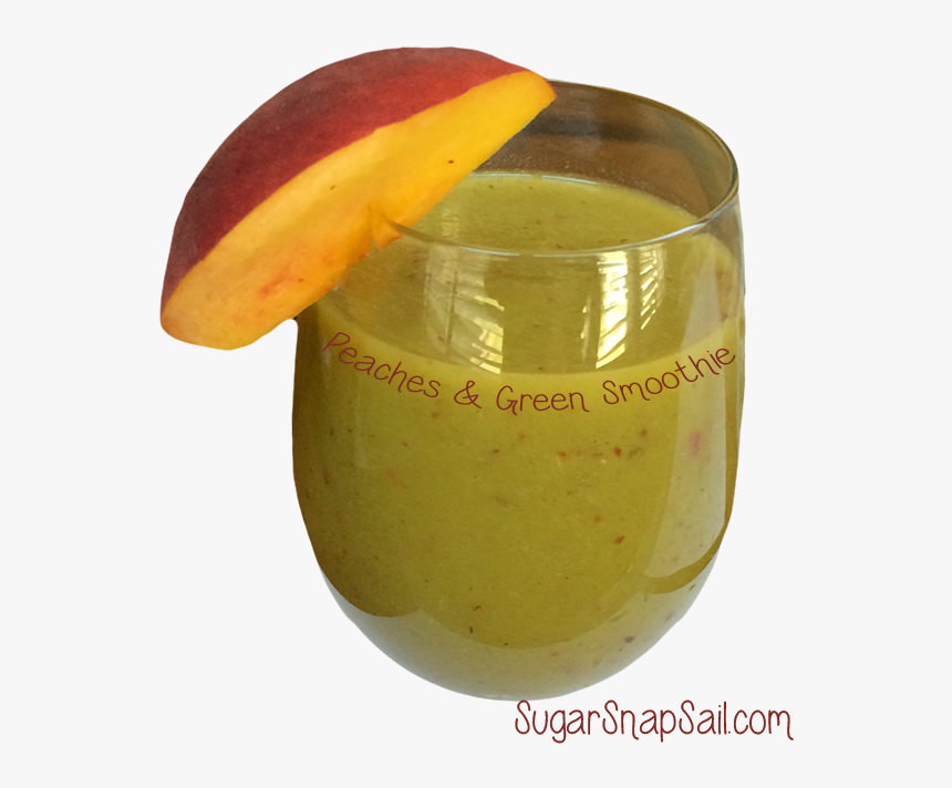 Peaches & Green Smoothie - Health Shake, HD Png Download, Free Download